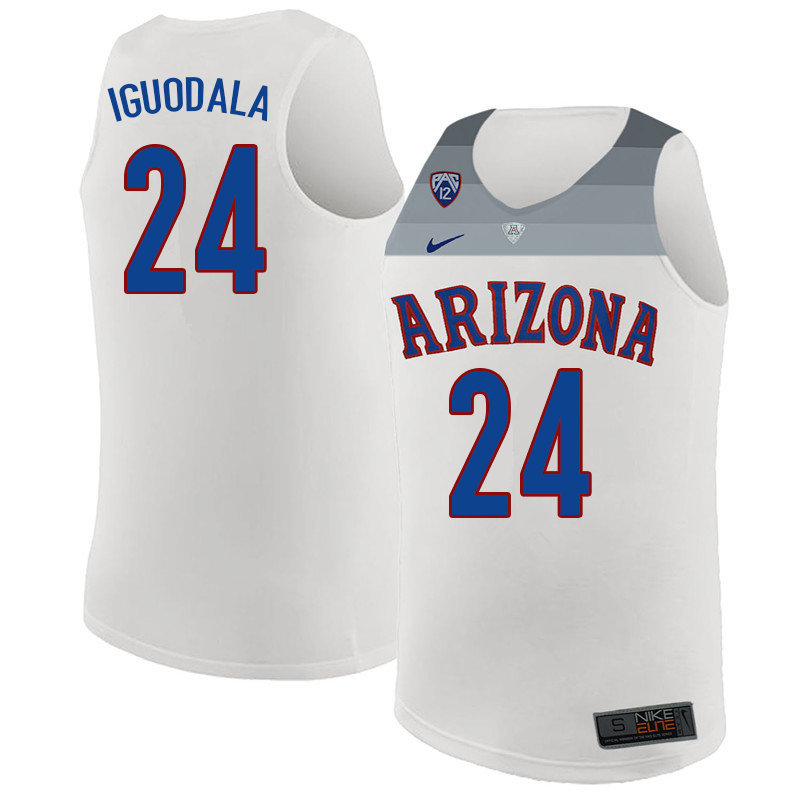 2018 Men #24 Andre Iguodala Arizona Wildcats College Basketball Jerseys Sale-White